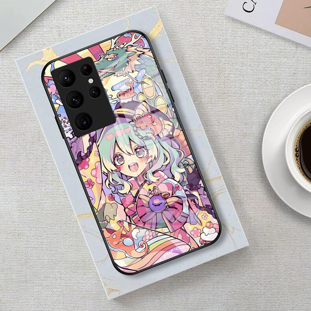 Game Touhou Project Phone Case For Samsung S26 S25 Edge Ultra 23 22 21 20 Ultra Plus S24 Fe Glass Cover