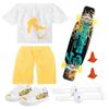 Mini Finger Scooter Set | Mini Finger Skateboard with Pants and Shoes