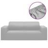 Vidaxl Elastic 2-Seater Sofa Cover, Grey, Jersey