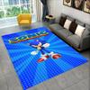 Fashion S-Sonic Cartoon Game Carpet Rug for Playroom Bedroom Living Room Sofa Home Decor,kids Play Area Rug Non-slip Floor Mat