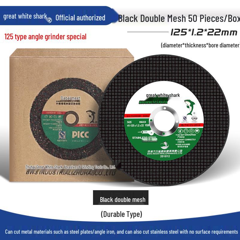 Big White Shark 10-Angle Grinder Disc for Polishing and Metal Grinding