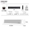 CROWD AUDIO Wireless Stereo Speaker with Remote Control Rechargeable Gaming Wired Compatible SP-05 (microUSB) Soundbar, Stereo, Rechargeable,