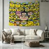 Despicable Minions Wall Tapestry Aesthetic Wall Hanging Printed Fabric Blanket Decorative Tapestries For Bedroom Living Room Home Decor