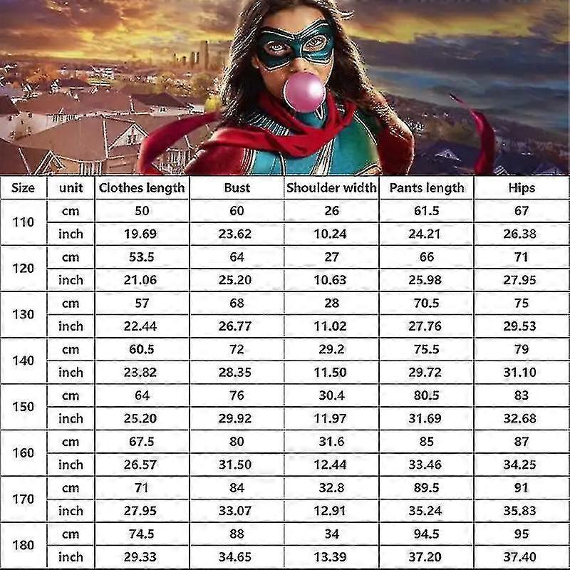 Ms Marvel Cosplay Tv Super Hero Ms Marvel Captain Marvel Cosplay Costume Uniform Suit Halloween Costume For Women