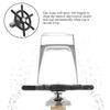 Stainless Steel Bar Glass Rinser, No Power Required, 360 Degree Spray, Multi-Function, Suitable for Various Cups, Energy Saving