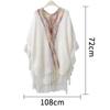 Ethnic Style Ladies Tassel Cape Hollow Wraps Scarf Coat Womens Knitted Shawl