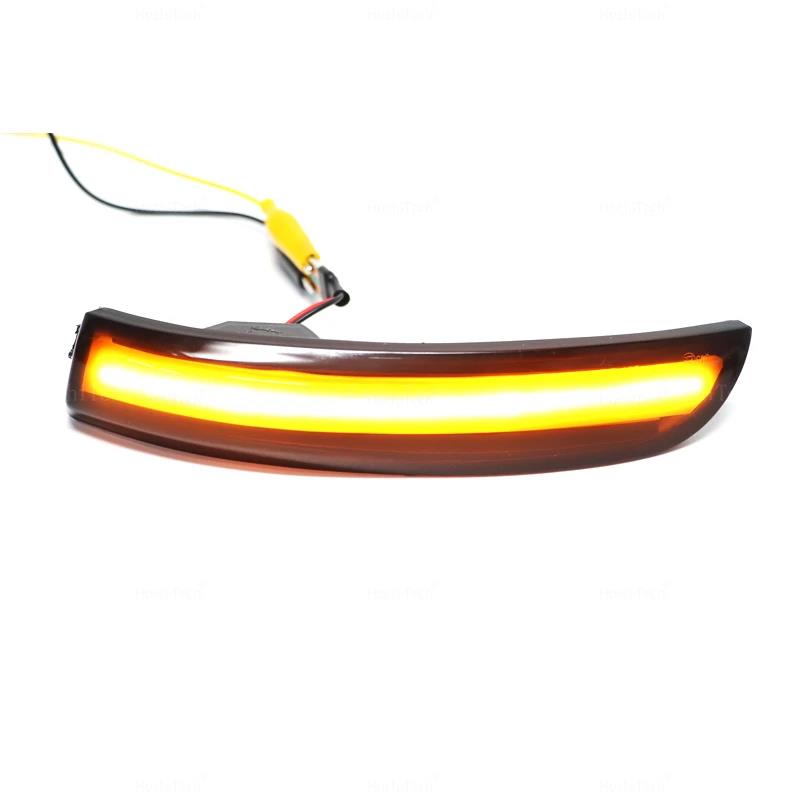 2x LED Dynamic Side Mirror Blinker Light Turn Signal Lamps for Ford Kuga Ecosport C-Max Focus MK3 Car Exterior AccessoriesTurn Signal 2