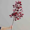 Luxury Simulation Silk Beech Leaf Floral Green Plants Leaves Artificial Long Beech Branch  Hotel