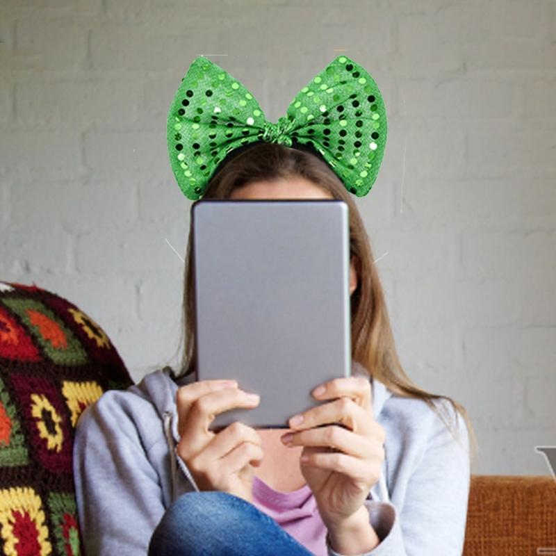 Irish Leprechaun Necklace Hair Hoop Fashion Statement Karaoke Party Leprechaun for Irish Day Stage Photo Props