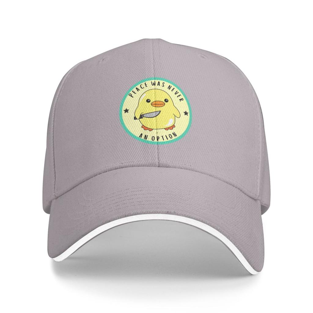 Duck Peace Was Never An Opition Printed Baseball Caps Snapback Baseball Hats Breathable Casual Casquette Outdoor Unisex