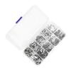 580Pcs E Circlip Washer Set with Storage Box Stainless Steel Firm Fixing E Type Retaining Washer