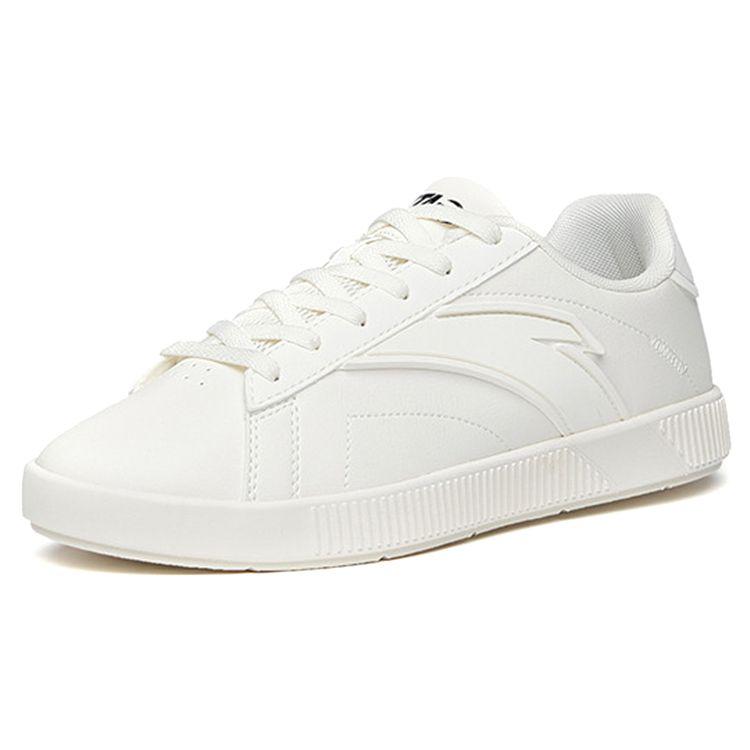 Anta Lightweight Durable Skate Shoes Women Sneakers Ivory-White 122138062-4