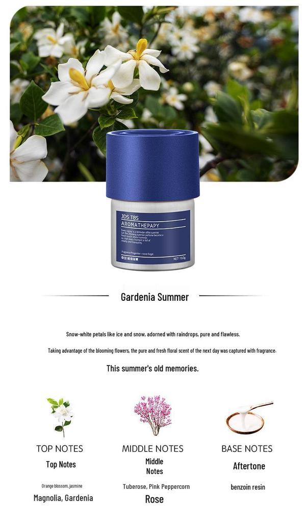 Car Interior Tea Scent Solid Perfume Deodorizer Fragrance