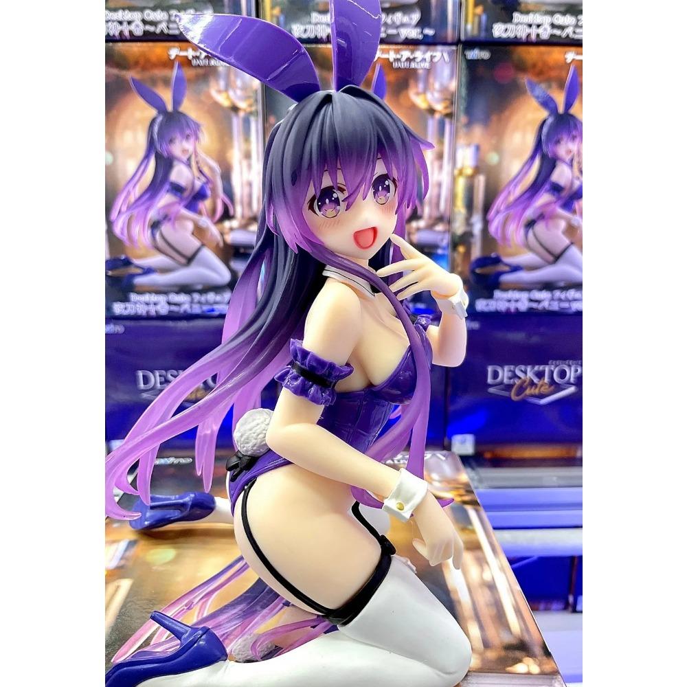 13CM Anime DATE A LIVE Yatogami Tohka Figure Desktop Cute Bunny Girl Style Model Toy Gift Collection Aciton Figure PVC