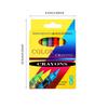 24/18/12/6 Colors Crayon Portable Set, Kraft Paper Box, Children's Painting Coloring Graffiti Crayon Painting Supplies Gift