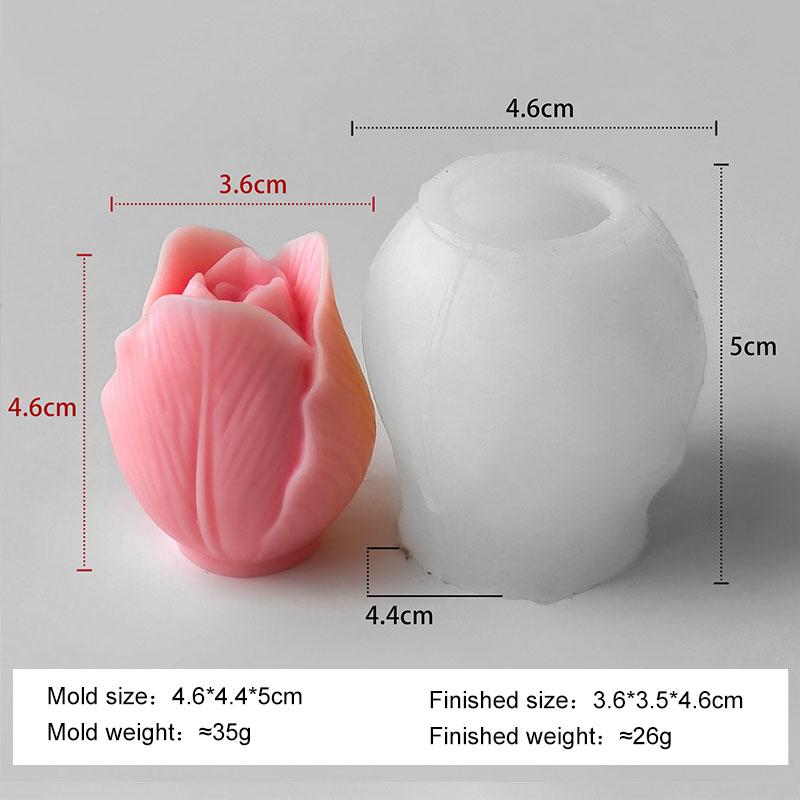 

Сделай сам Цветы Тюльпан Силиконовая форма Ручная работа Ароматическая свеча Гипс Смола Формы Домашнее печенье Шоколадные конфеты Инструмент для выпечки