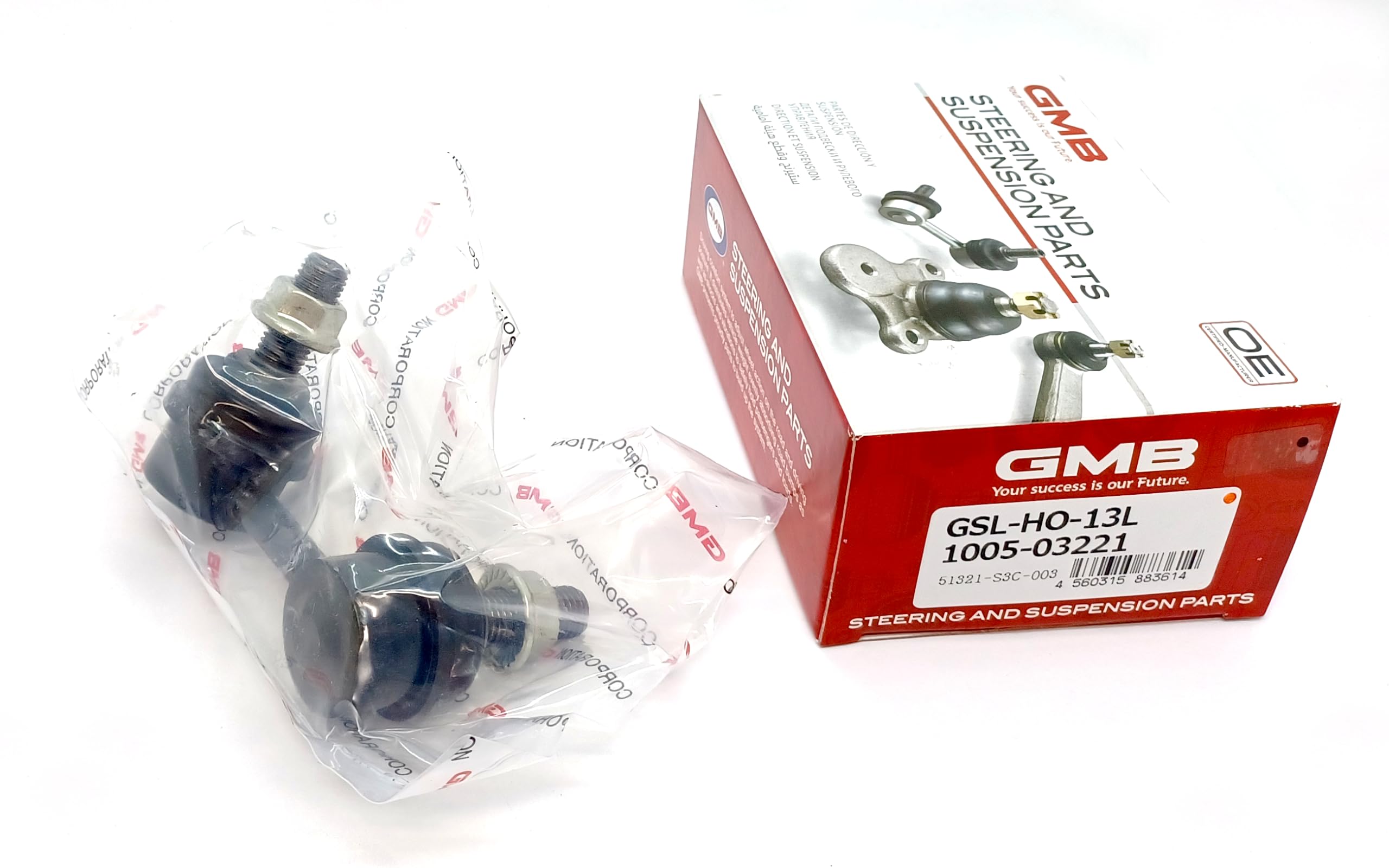 

GMB Stabilizer Link Honda [51321-S3C-003] 1005-03221 Small size чёрный