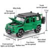 Model de mașină Benz G550 la scară 1/32 de jucărie, mașină de jucărie cu tragere înapoi cu sunet și lumină pentru copii mici, băieți, fete, colecție de cadouri