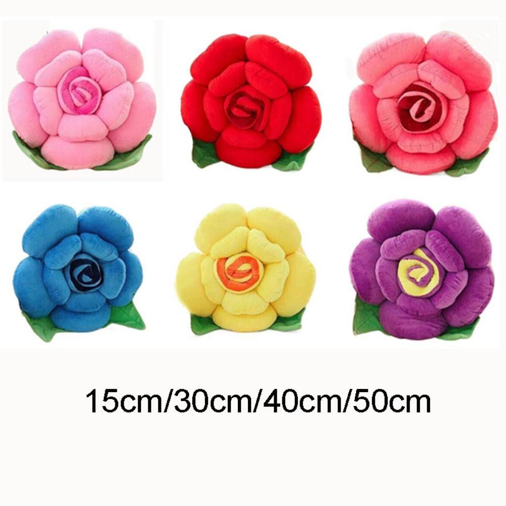 3D Throw Pillows INS Style Cushion Exquisite Rose Pillows  Home Decor