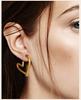 Chic Heart Earring, Stainless Steel Hoop Earring for Women Girls Hypoallergenic Jewelry