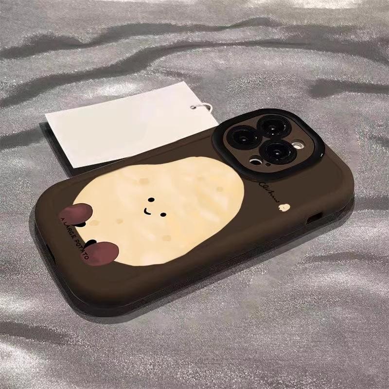 One Big Potato for 12 Apple 16promax Mobile Phone Case IPhone 15plus 13 Protective Case Xs 14