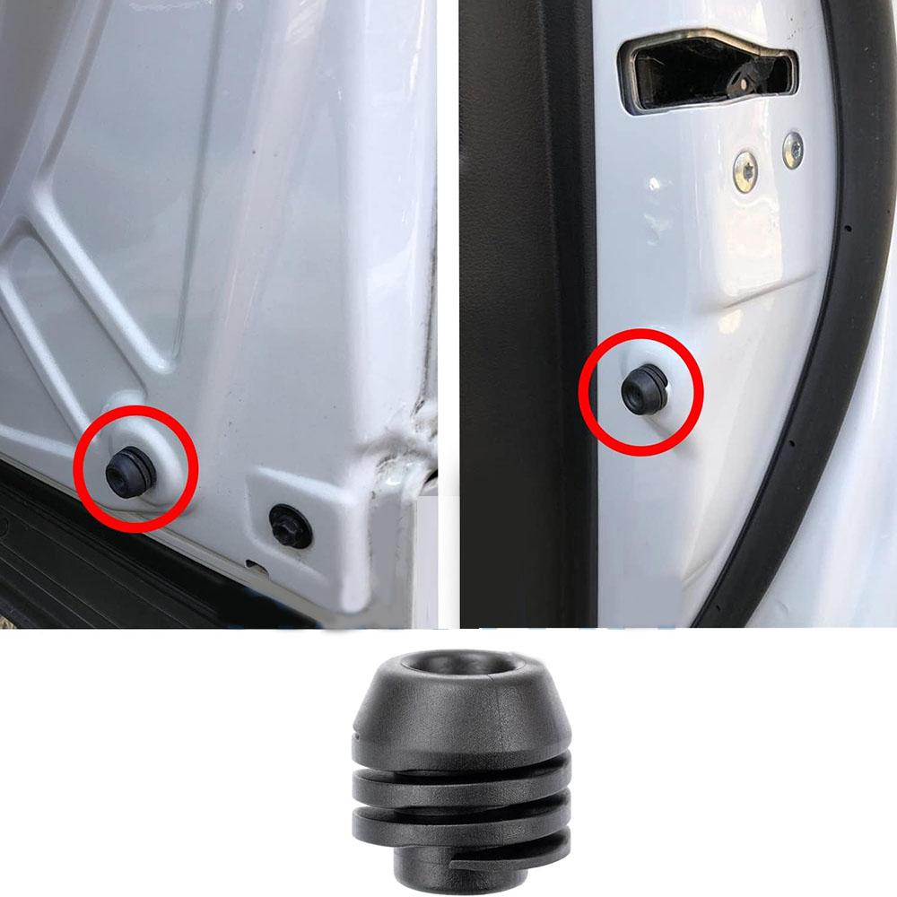 New 4Pcs Black Rubber Door Stopper Clip 75891-SA7-000 75891SA7000 For Honda TLX TSX