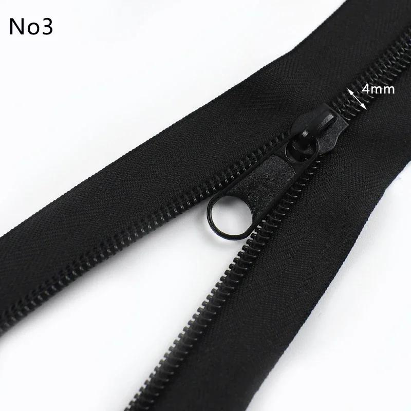Meetee 2-5Meters 3#5#8#10# Nylon Zip By Meters + Zips Sliders Plastic Roll Zipper Bags Coat Tent Zippers Closure DIY Accessories