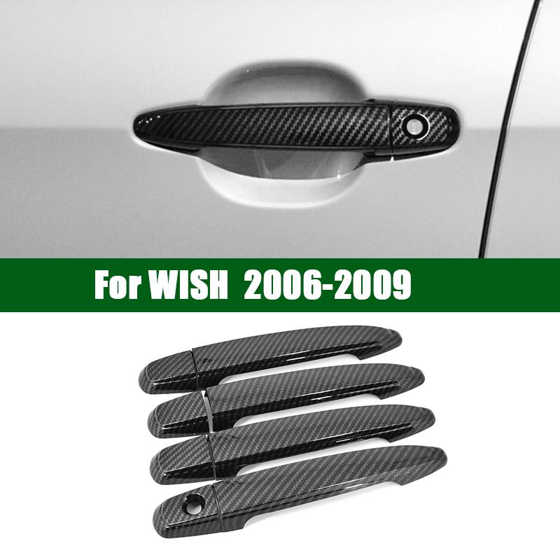 

Углеродное волокно, боковые умные дверные ручки, накладки для Toyota 2006-2009 2007