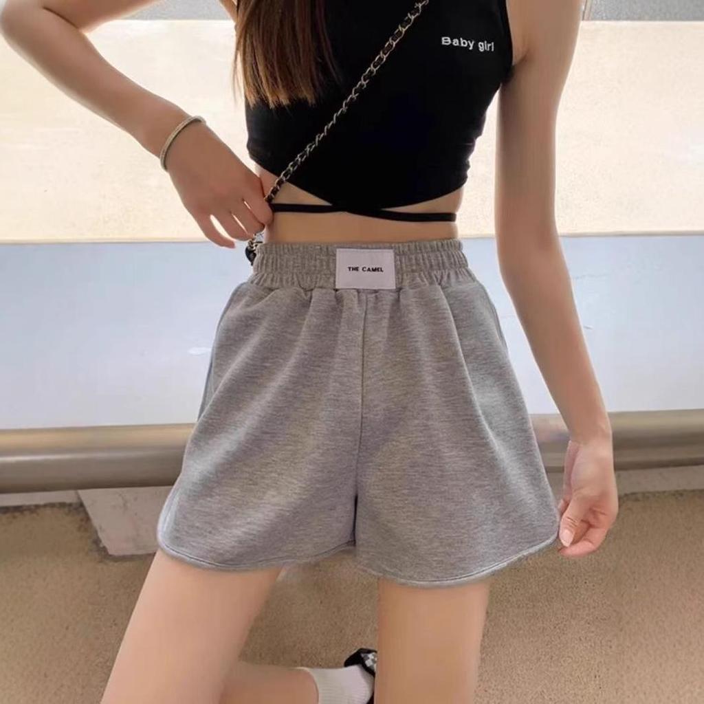 Women's Summer A-line High Waist Sports Shorts - Versatile Loose Fit for Running