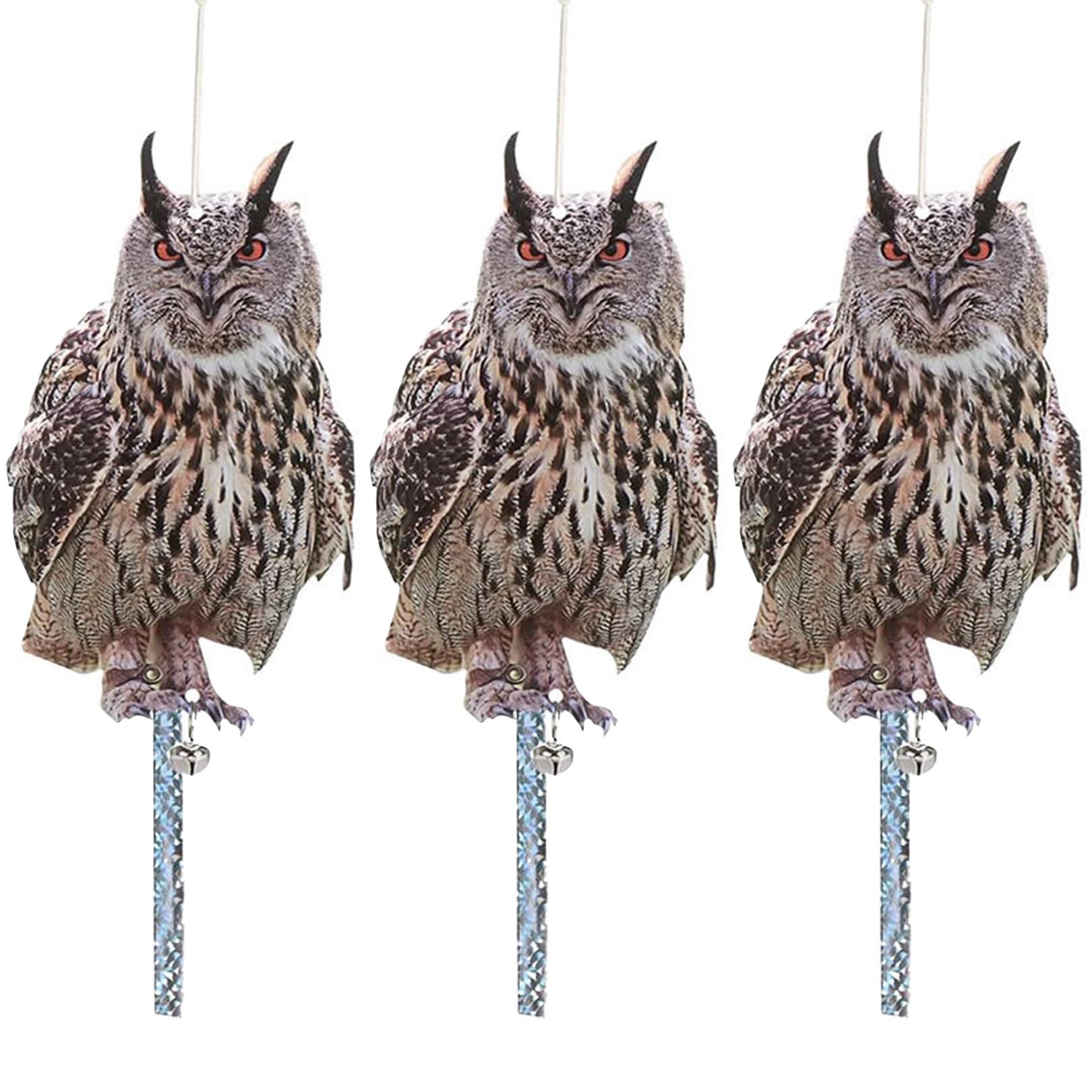 

Сумка задача Птица Реалистичная Сова Птица Голубь Ворона Птица Борьба с вредителями из 3 Рогатых Отпугивателей, Дизайн, Отпугивание, Отпугиватель, Отпугиватель, (Набор сов)