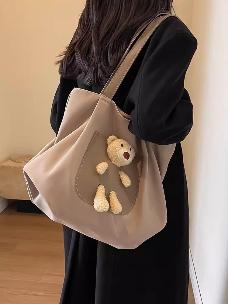 

Сумка через плечо женская холщовая симпатичная большая вместительная сумка женская студенческая сумка для мамочек хаки