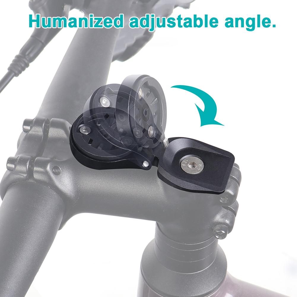Bicycle Computer Mount Adjustable Bicycle Computer Stem Mount Holder Speedometer Support Stand for Garmin Bryton Wahoo