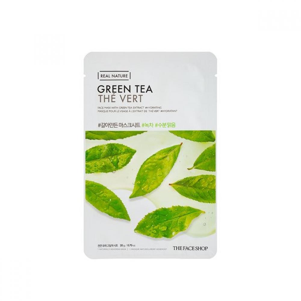 

[the Face Shop] Ground Green Tea Mask Sheet 20g