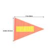  4 Pcs Reflective Warning Flag Bikes Trailer Children's Bicycle Advertising Pennant Safety Replacement Car Pole