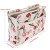 Exquisite Practical Wood Handle Woven Fabric Storage Bag for Knitting Needles Sewing Tools Yarn Organizer Knitting Organizer