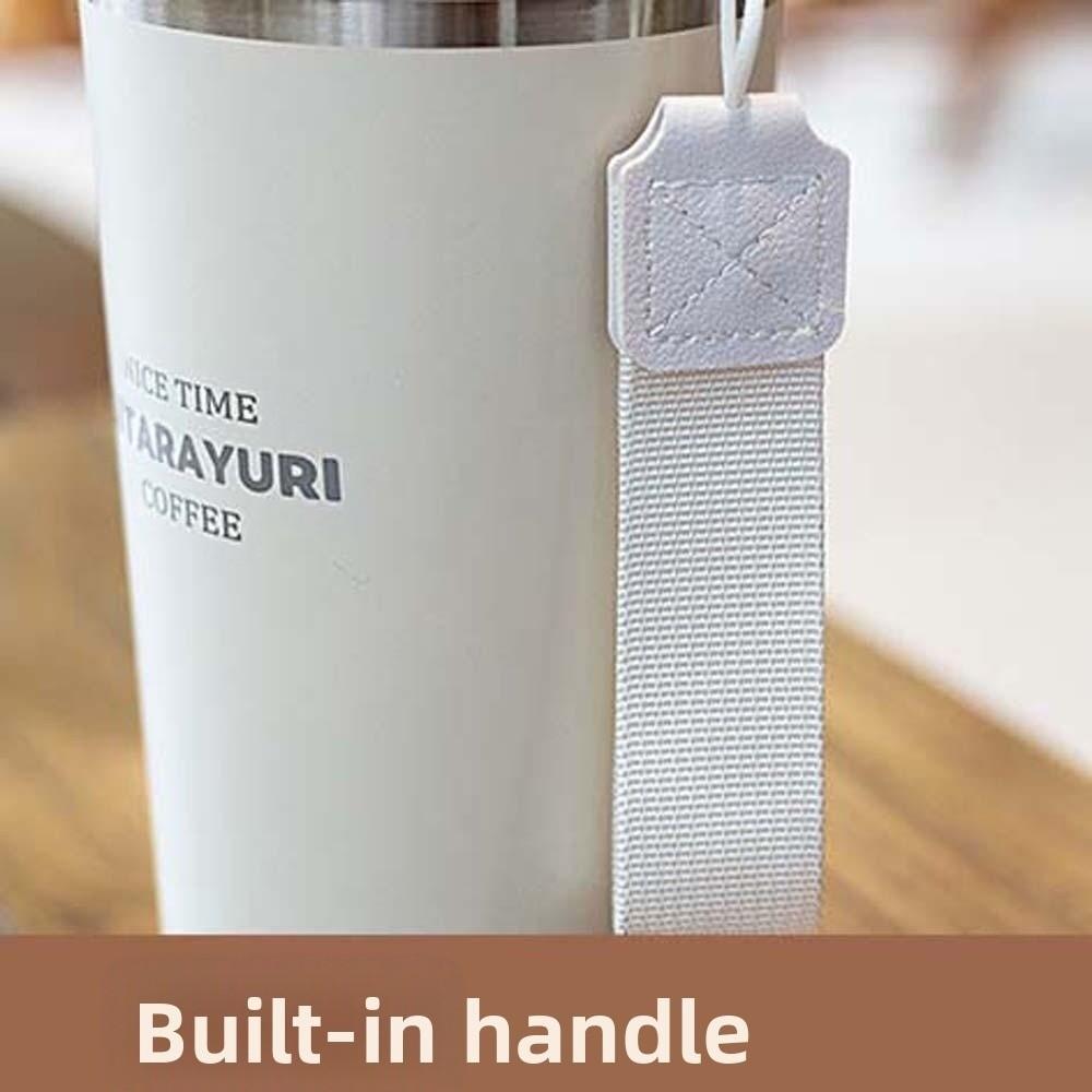 Large Capacity Coffee Water Cup 304 Stainless Steel Filter Tea Bottle 560ML Drinking Cup  Cycling