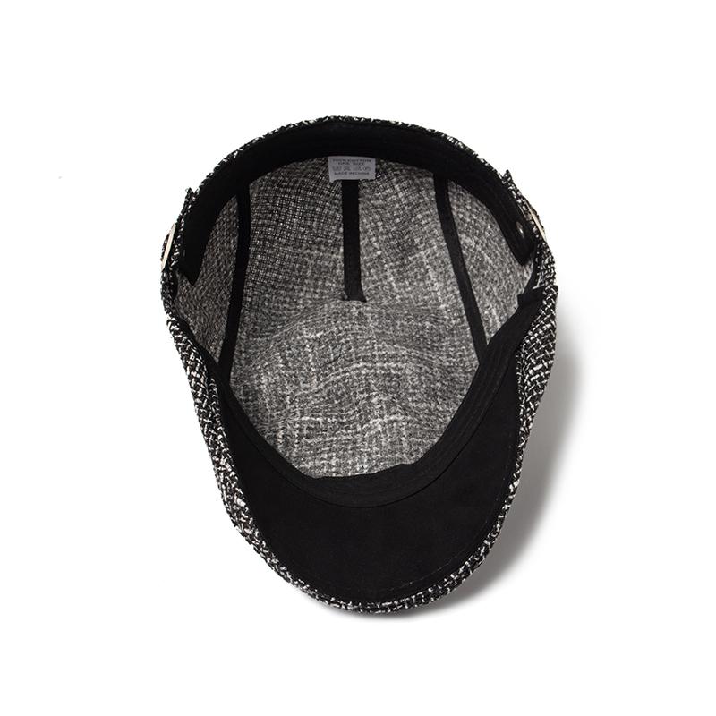 Neue Herren Baskenmütze Damen Klassische Vintage Leinen Baskenmützen Sommer Sonnenblende Lässige Schiebermützen Newsboy Kappe Unisex Verstellbar