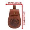 Retro Medieval Faux Leather Belt Pouch Purse Middle Ages Portable Coin Purse Belt Pouch LARP Renaissances Costumes