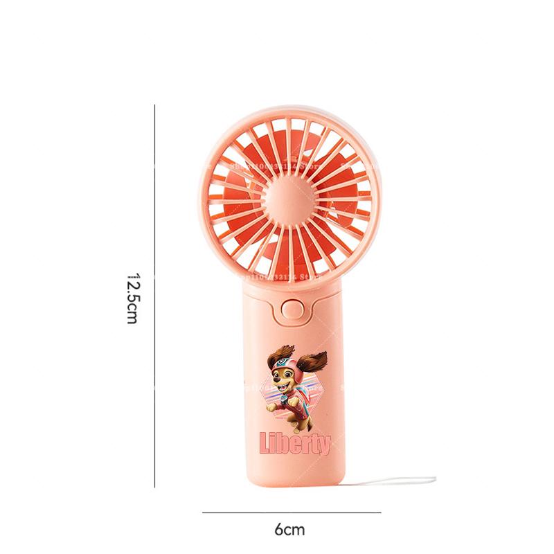 PAW Patrols Portable Fan Convenient Small Fan Summer Pocket Hand-held Fans Lightweight Handheld Kawaii Mini Fan Air Coolers Gift