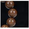 Golden Silk Sandalwood Bracelet 2.0 Old Material Wooden Buddha Bead Bracelet for Men and Women Couples Jewelry Sandalwood Rosary Cultural Play Jewelry