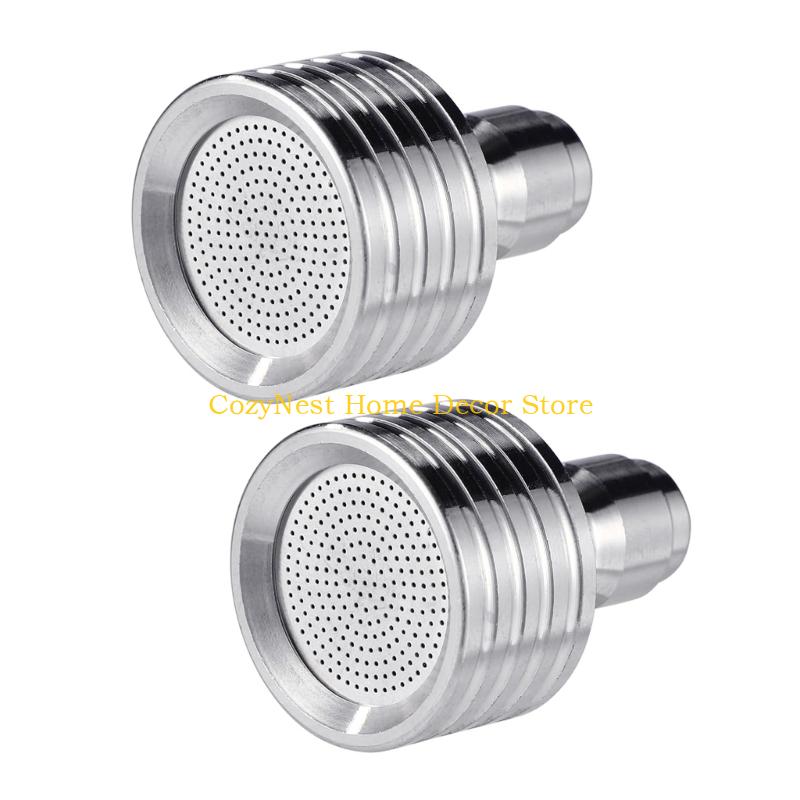 92MF 2Pcs Stainless Steel Power Washer Shower Nozzle 1/4inch Quick Connection Sprinkler For Car Washing And Garden Watering