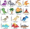 Allazone Dinosaur DIY Felt Sewing Kit, 14 Animal Shapes Felt Craft Kits for Kids, Educational Sewing Starter Kit for Beginners