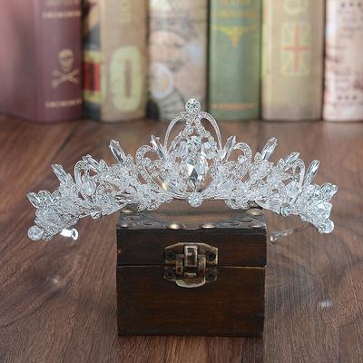 Wassertropfen Krone Braut Hochzeit Kopfbedeckung Geburtstag Prinzessin Krone Bankett Kleid Haar Zubehör