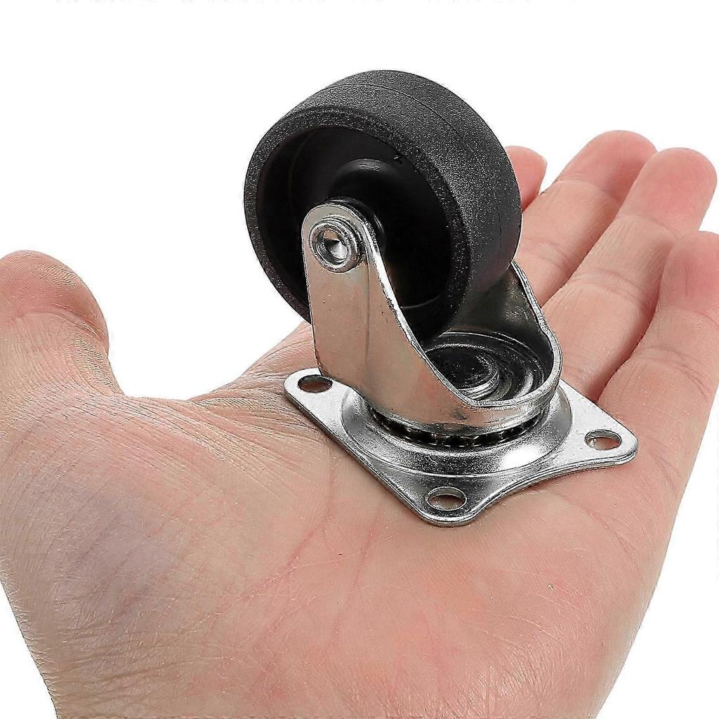 Heavy Duty Office Chair Replacement Wheels, 4-Pack Nylon Casters for Hard Floors, Quiet Rollerblade Style, Universal Fit for Desk and Task Chairs
