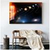 Meteorit-Wandbilder für Wohnzimmer-Dekoration, Galaxie, Sterne, Astronaut, Planet, Loch, Weltraum, Poster und Prins, Universum, Erde