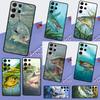 Fisch Angel Handyhülle Für Samsung Galaxy S25 S24 Ultra S9 S10 S20 S21 FE S22 Plus S23 Ultra Rückseite