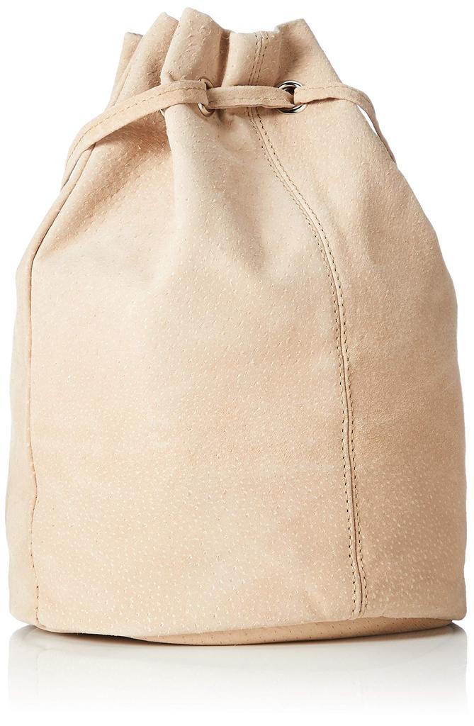Earthmade Pigsuede Pouch Shoulder Bag E5560 47-4438L.BE Light Beige