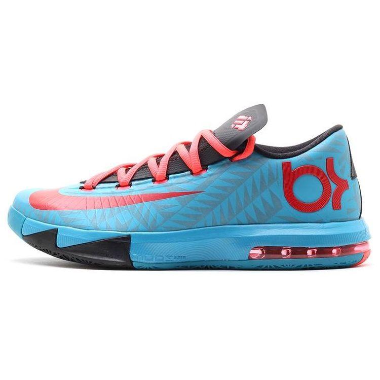 

Мужские кроссовки Nike KD 6 N7 синие Dk-Trqs Unvrsty-Rd-Blck-Atmc-R 626368-466