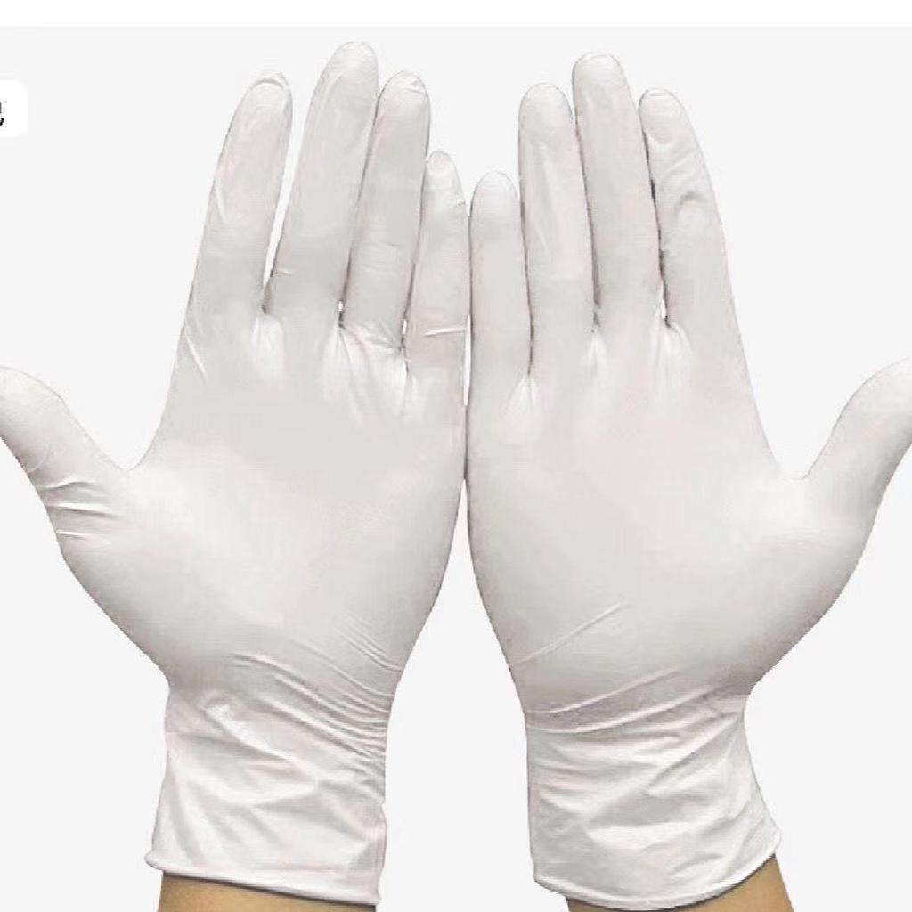 Wanli Black Nitrile Disposable Gloves - Food Grade, Acid & Alkali Resistant, Ideal for Housework & Tattoos