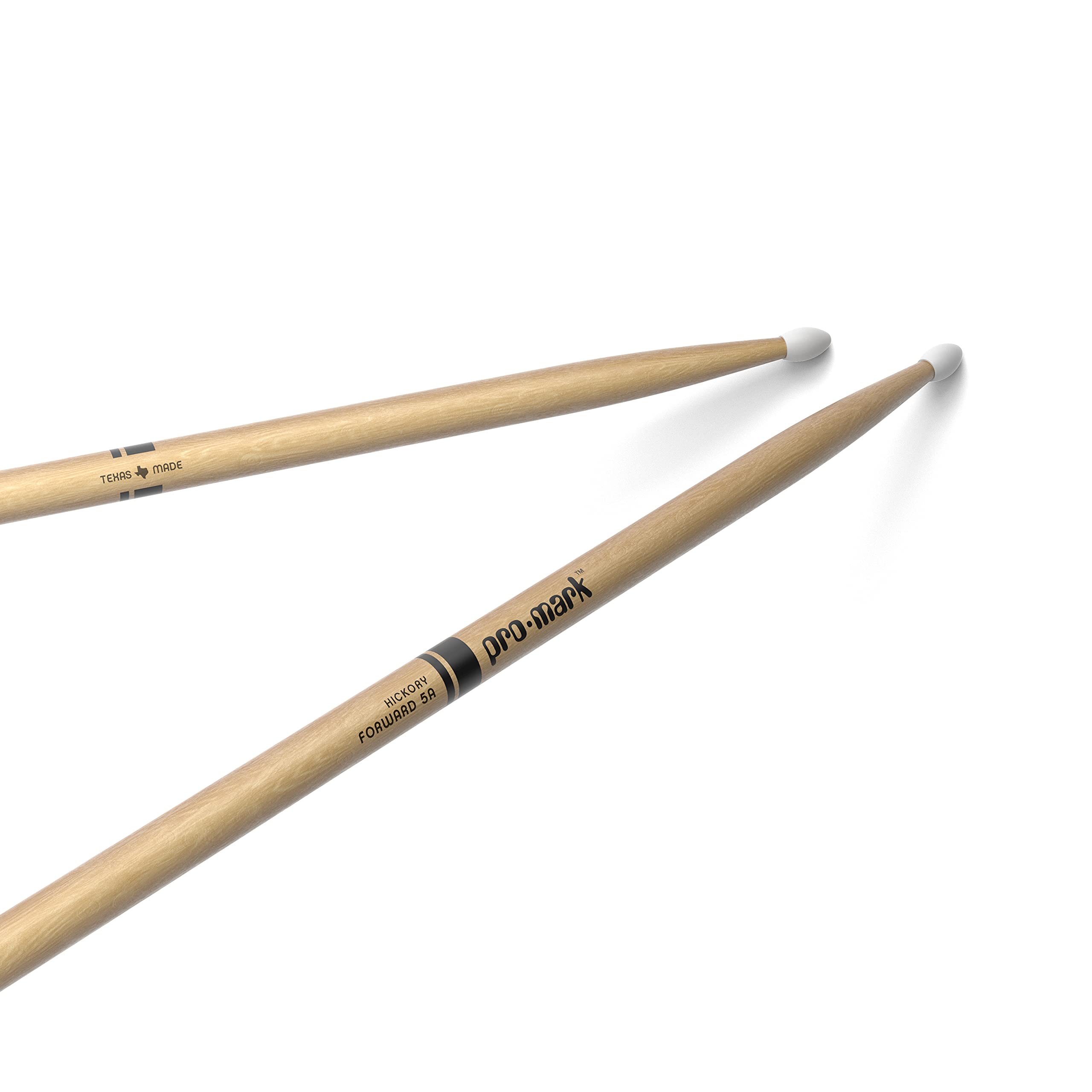 

PROMARK Hickory Drumsticks, Nylon Tip, 5A, TX5AN (406 x 14mm)